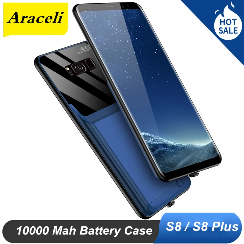 Чехол-аккумулятор для Samsung Galaxy S8 Plus 10000 мАч | Мобильные телефоны и аксессуары