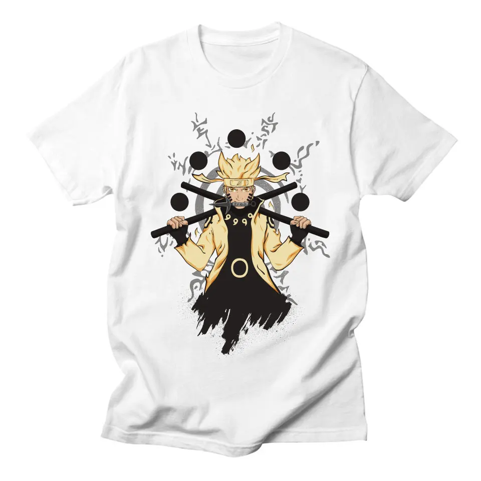 Футболки с Наруто мужские футболки высокого качества Удобная дышащая