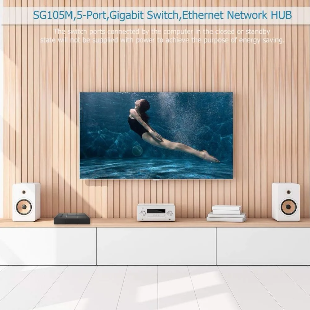 5 коммутатор 10/100/1000 Мбит/с RJ45 LAN Ethernet быстрый настольный сетевой коммутационный концентратор шунт с адаптером питания ЕС/США