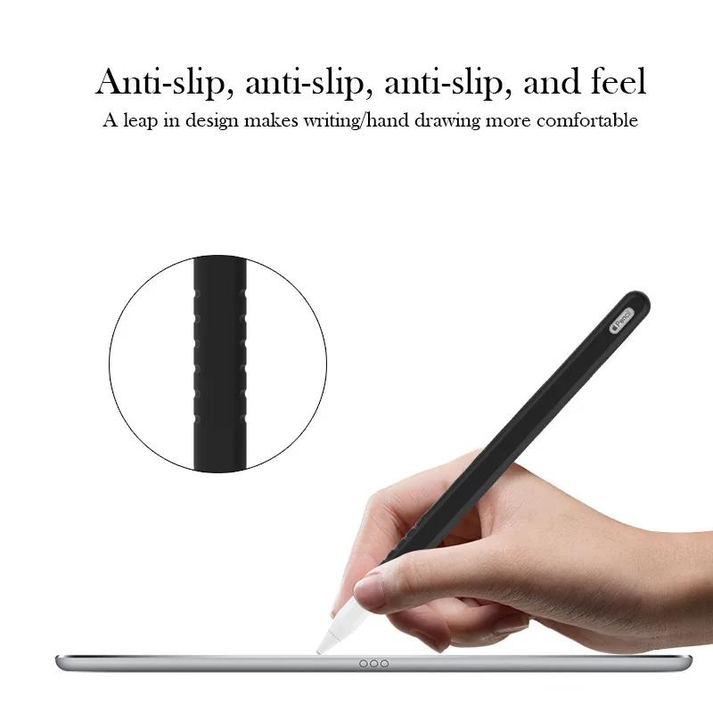 Anti-drop Silicone Case for Apple Pencil 2 Case Apple Pen Case Non-slip Pen Cover Stylus Cover Pen Case For Apple Pencil 
