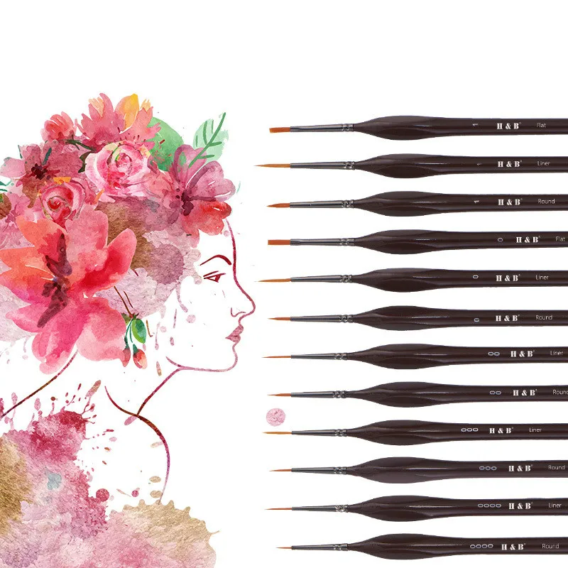 Стержень для рисования нейлоновый крючок волос линия масляной живописи товары