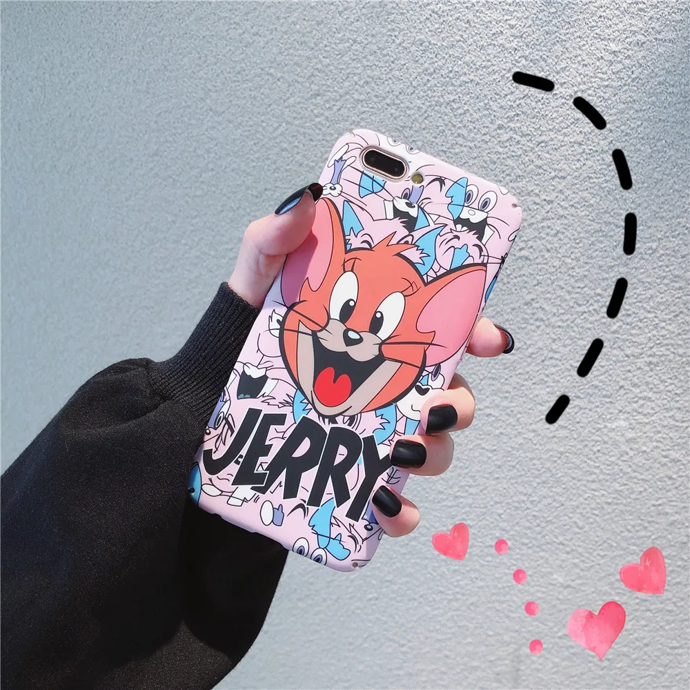 Fun Cartoon Jerry Phone Case For Huawei P30 Pro Lite Cover Cute Hard Plastic Funda P20 |