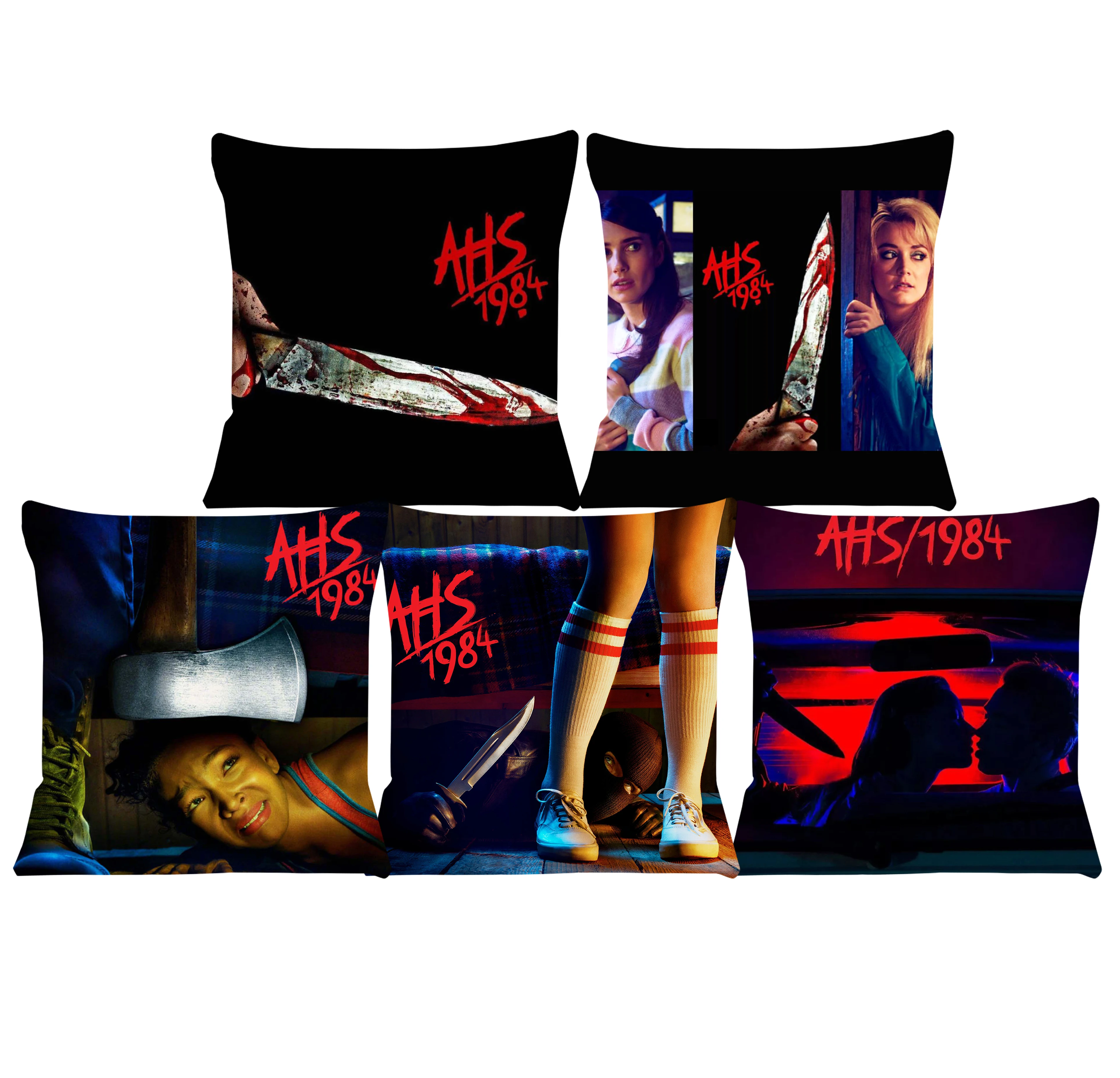 

American Horror Movies 1984 Pillows Case sofa Cushions Anime Cusion for chair home decor Covers Decorative Pillows 45x45 SJ-128