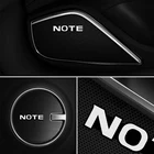 10 шт. автомобильная аудио декоративная 3D алюминиевая эмблема наклейка для Nissan NOTE E11 E12 аксессуары для автомобиля Стайлинг