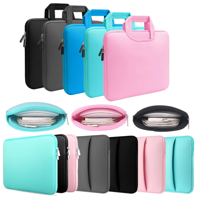 

Сумка для Macbook book Xiaomi Huawei HP 11 12 13,3 14 15 15,6 16 дюймов, чехол для ноутбука Macbook Air 13, чехол с блоком питания