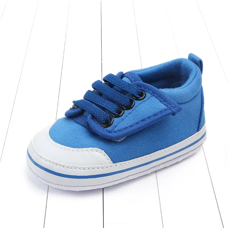 

Baby Shoes Boy Girl Star Solid Sneaker Cotton Soft Anti-Slip Sole Newborn Infant Walkers Toddler Casual Canvas Crib Shoes