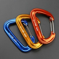 6 colors tools d shape outdoor accessory mountaineering buckle safety lock hook climbing carabiner climbing equipment