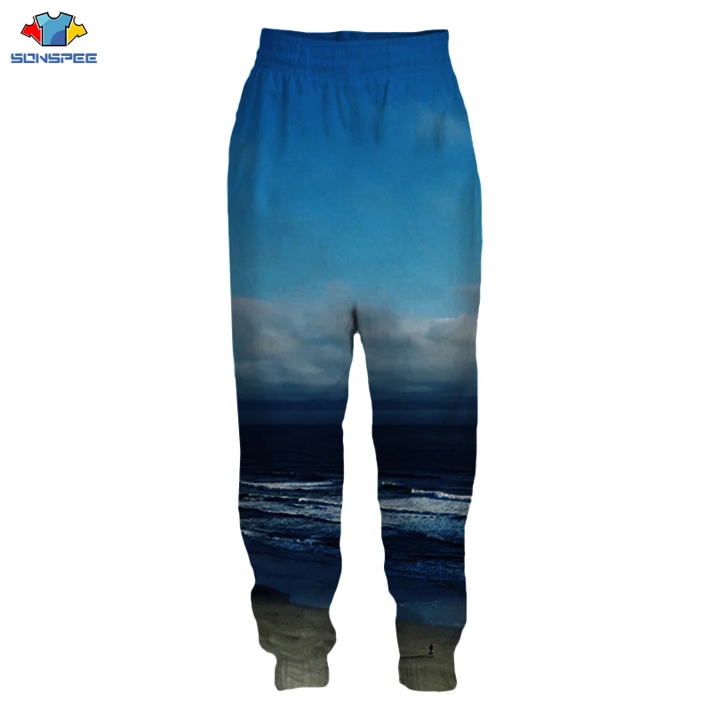 

SONSPEE Summer Streetwear Party 3D Print Casual Beach Novelty Unisex Adult Long Pant Trousers Fashion Harajuku Men Sweatpants