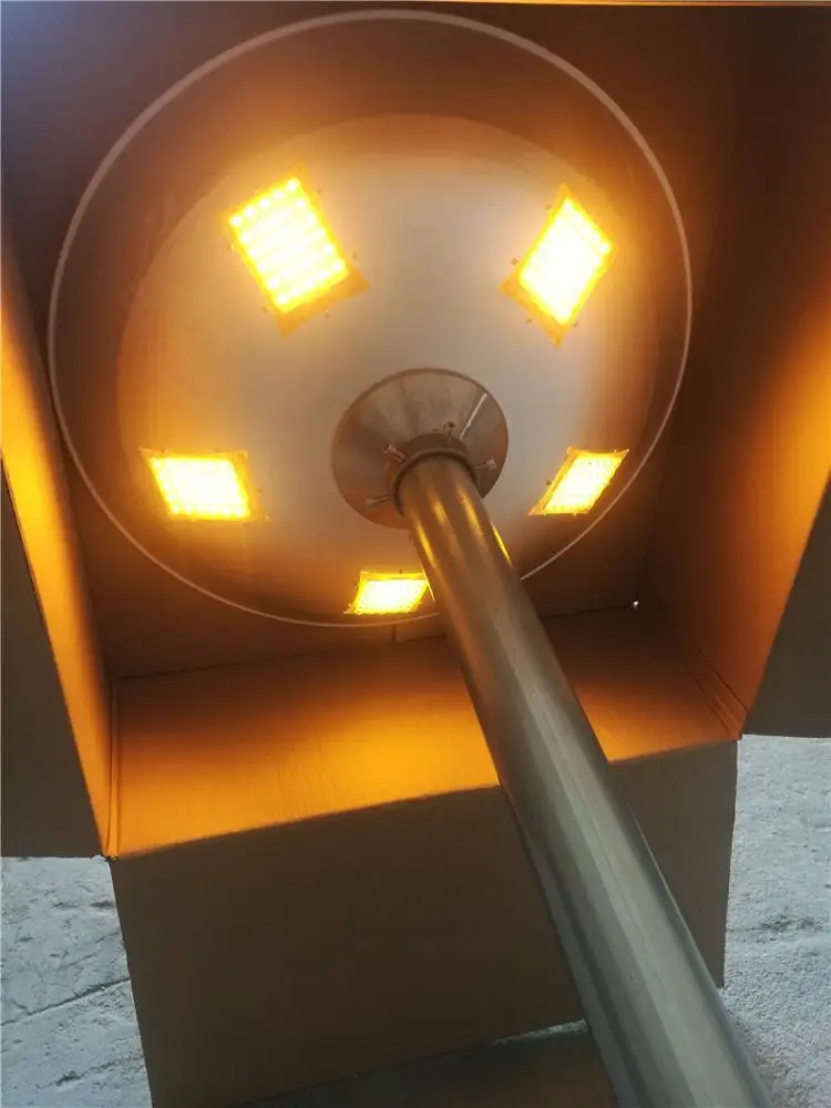 

15W 20W 30W ip66 UFO all in one solar led garden light lamp