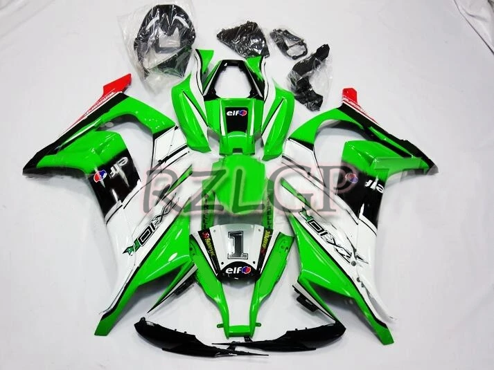 

Injection For KAWASAKI NINJA ZX-10R ZX1000 2016 2017 2018 2019 Matte Black Green 10R 1000 10 R ZX10R 16 17 18 19 Fairings