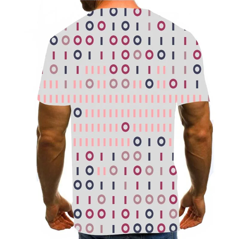 

Men Graphic T Shirts Round Neck 3D Print Short Sleeve Daily Tops Simple Tees