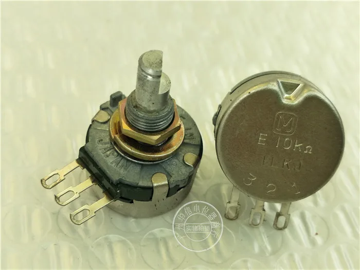 Оригинальный Новый потенциометр 100% E10K 10K с полуручкой 20 мм f (переключатель)