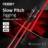 Noeby Slow Jigging Fishing Rod 1.68m 1.83m 2 Section Spinning Casting Rod Lure 300g Carbon Fiber Boat Saltwater Fishing Rod