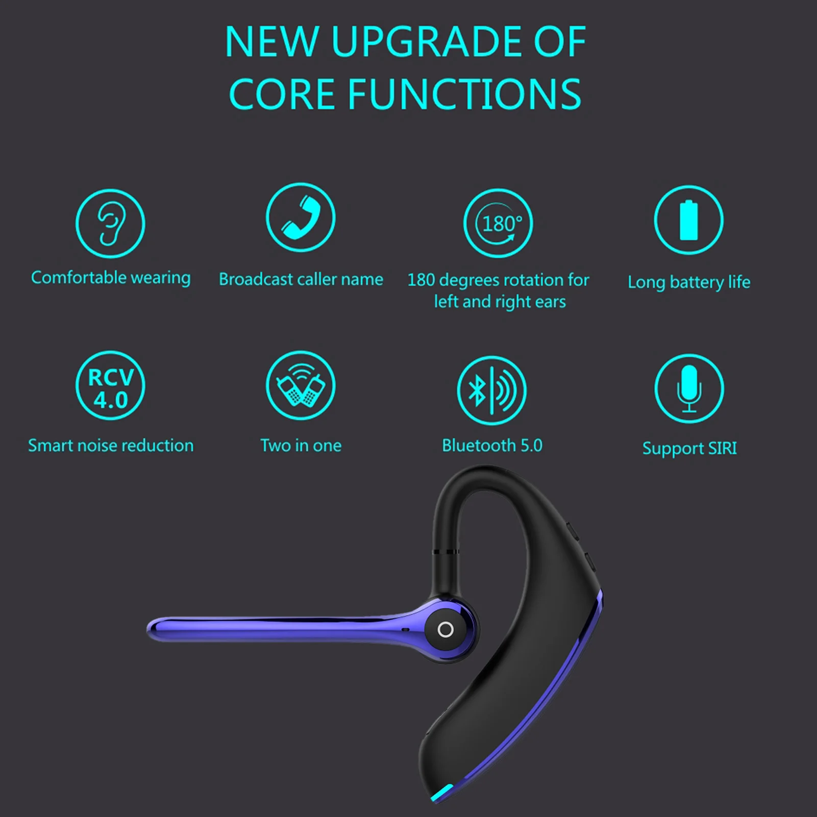 

Double-mark Noise Reduction High-definition Call Business Wireless Headphones Bluetooth Headphones