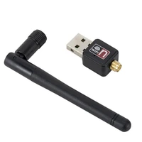 wireless network card 150m usb wifi transmitter receiver adapter with rotatable antenna for laptop pc mini wi fi dongle