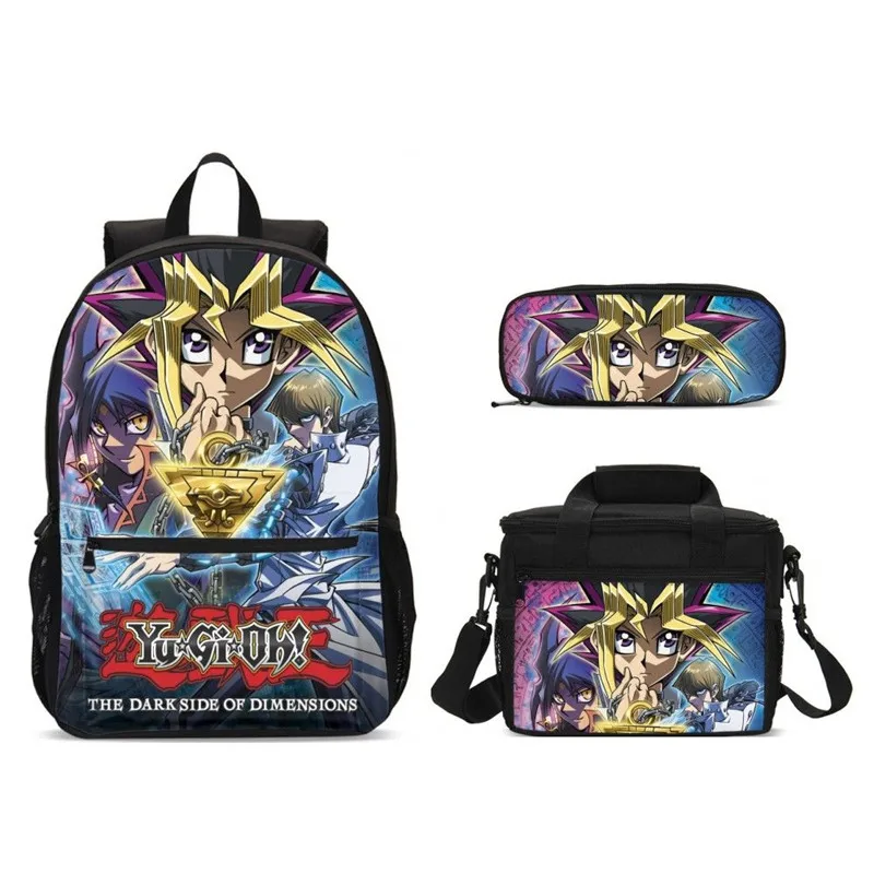 Для косплея Дуэль монстров печать детские школьные сумки для подростков