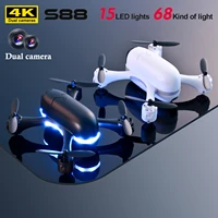 2021 new s88 mini drone 4k hd dual camera wifi fpv drone dual camera real time transmission of childrens helicopter toys