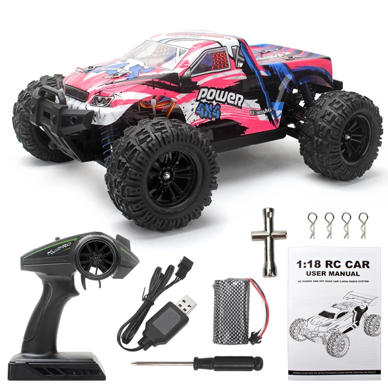 

2021 RC Car 2819A/2818 1:18 All Terrain 4WD Off-Road Remote Control Crawler Truck 2.4GHz 35KM/H High Speed Electric Racing Car