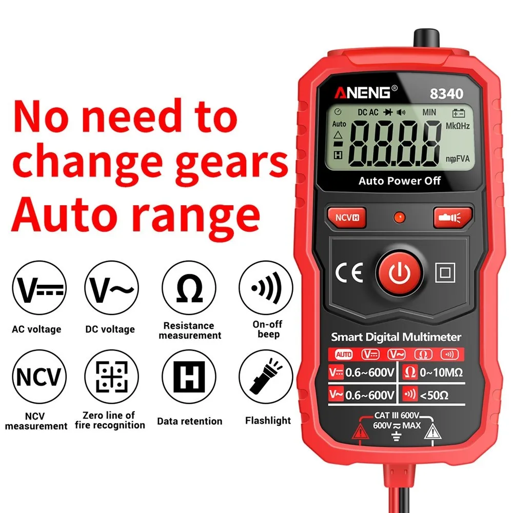 

8340 Automatic Range Digital Multimeter High Precision Universal Meter Intelligent High-precision Anti-burn