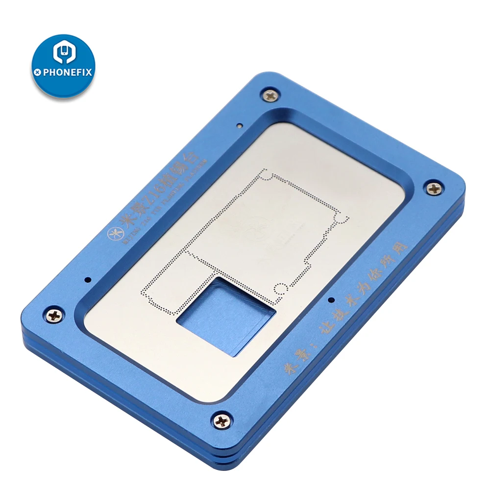 

MJ Z16 BGA Reballing Jig Fixture for iPhone 11Pro/11Pro MAX Motherboard Fixture Reballing Maintenance Platform Welding Tools