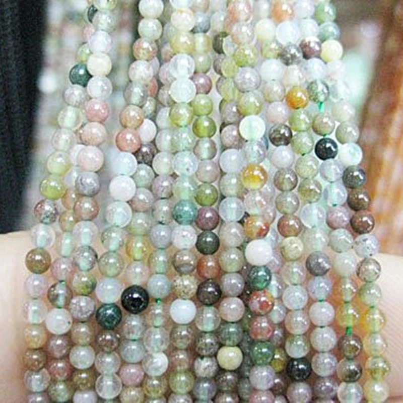 

Fashion Natural Stone agat carnelian onyx 3mm Gem Round loose Beads Decoration Accessories Women Charms Making Jewelry 15" GS44