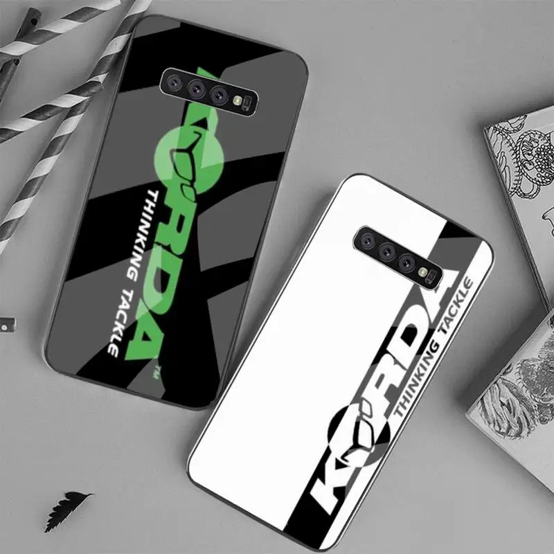 

Korda Fishing Tackle Phone Case Tempered Glass For Samsung S6 7 8 9 10 20 Plus Ultra Note8 9 10 10pro