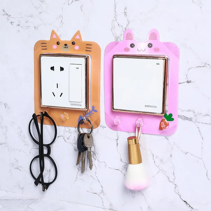 Креативная мультяшная розетка переключатель наклейка гнездо для крышки