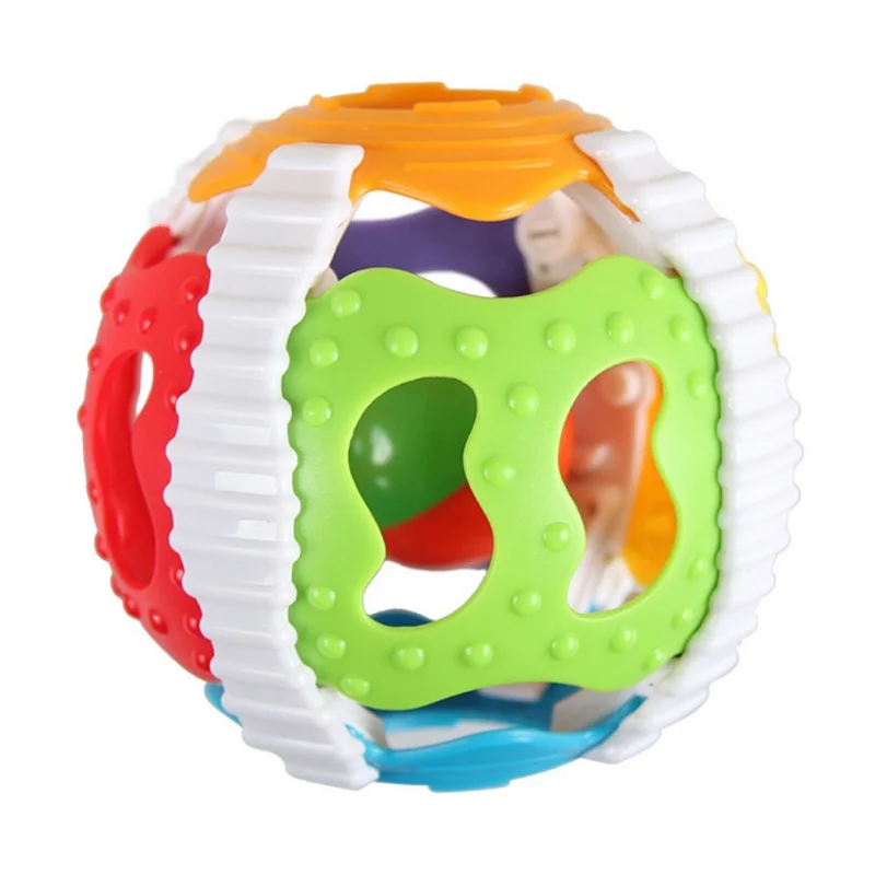 

Newborn Infant Baby Toys Fun Little Loud Bell Ball Rattles Develop Intelligence Activity Grasping Toy Hand Bell Rattle