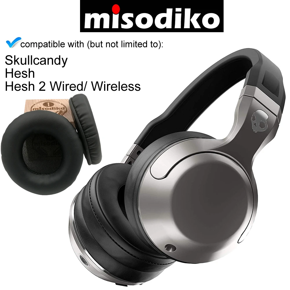Сменные амбушюры misodiko накладки для наушников Skullcandy Hesh 2 беспроводные наушники