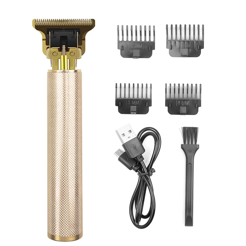 

Cortadora de pelo profesional USB para hombre, maquinilla de afeitar inalmbrica de 0mm para Barba, Barbero, gran oferta