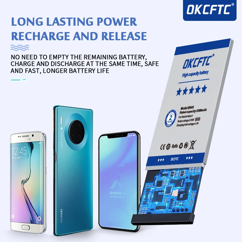 OKCFTC 3800 мАч новый высококачественный аккумулятор для OUKITEL S68 / C16 Pro мобильный