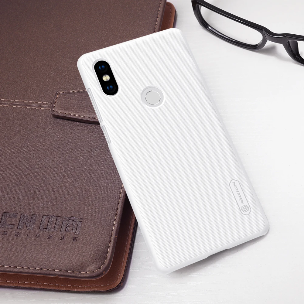 for Xiaomi Mi Mix 2 S 2S Матовый чехол NILLKIN для For Xiaomi Mi Mix 2 2S твердая Пластиковая Задняя крышка с подарком