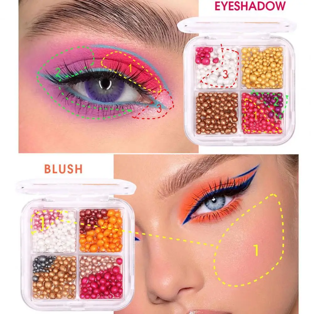 

18g Makeup Eyeshadow Safe Fine Powder Silky Ball Blush High Light Pearl Makeup Palette for Lady Eyeshadow Eyeshadow