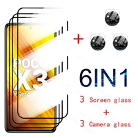 cover case poco x3 nfc pocophone f3 tempered protector camera lens film on poko little x3 x 3 pro f m f3 m3 protective glass