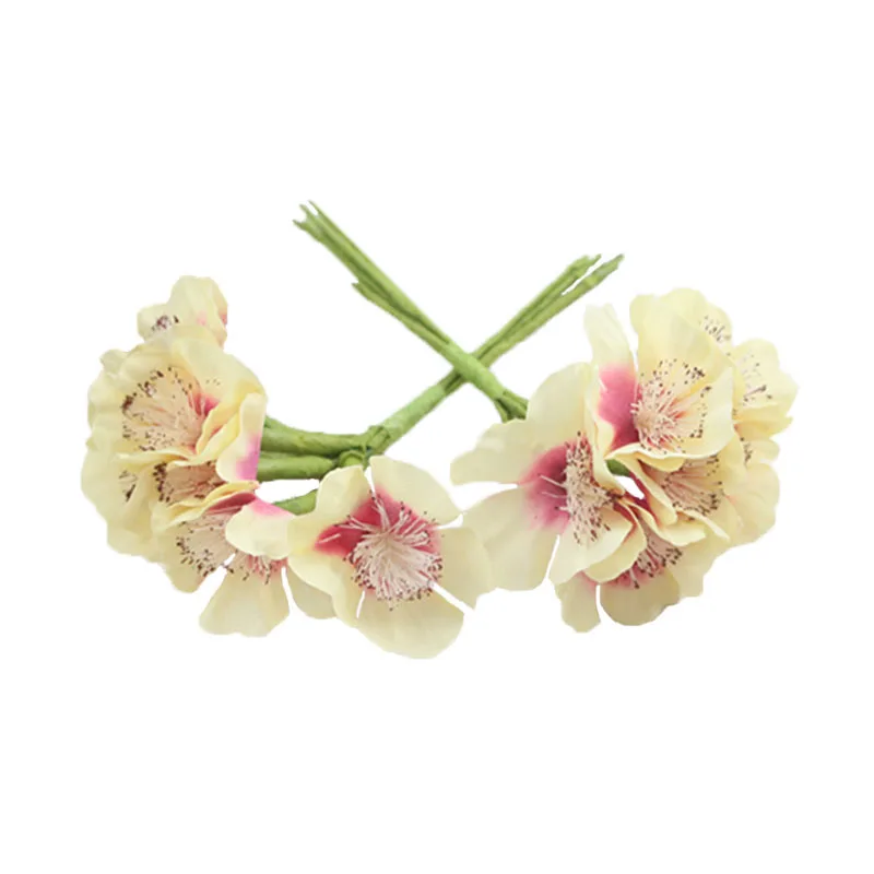 60 шт. искусственный цветок мини-цветок ромашки букет свадьба ручная работа