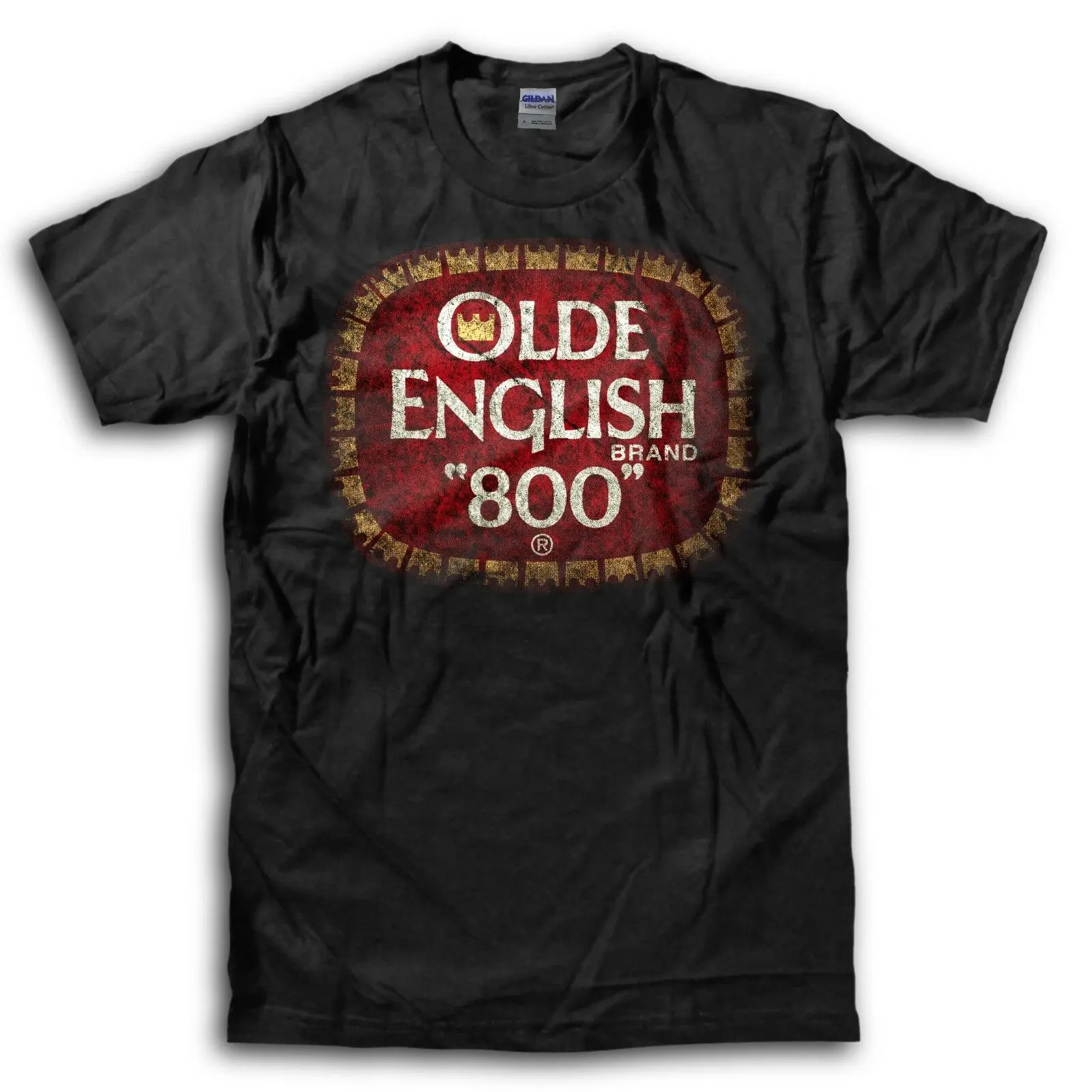 

Olde English 800 - Black T-Shirt - High Quality! Ships Fast!