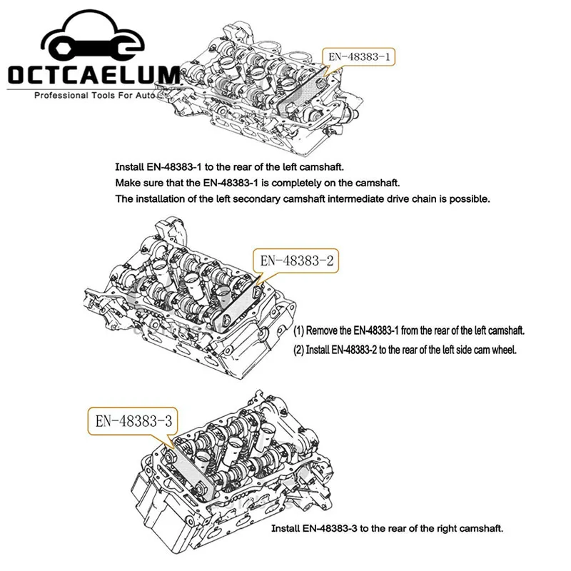 Набор инструментов для фиксации распредвала двигателя EN 48383 46105 2 8 3 0 6 GM Vauxhall Opel