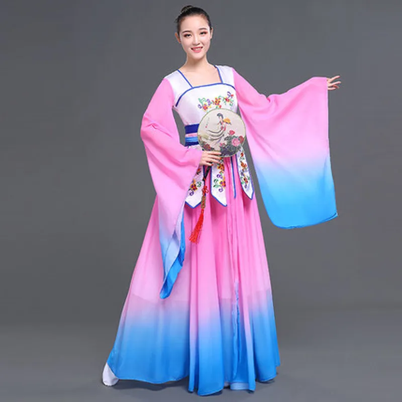 Традиционный костюм для китайских танцев Классические танцевальные костюмы