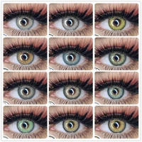 Color Contact Lenses Yearly Eye Contacts 2pcs Colored Contacts Pupils Beauty Makeup Color Lens Eyes Contact Lenses