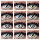 Контактные линзы цветные однолетние, контактные линзы для глаз, 2 шт.