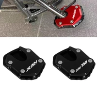 motorcycle accessories for honda x adv x adv xadv 750 2021 2022 cnc kickstand foot side stand extension pad support plate