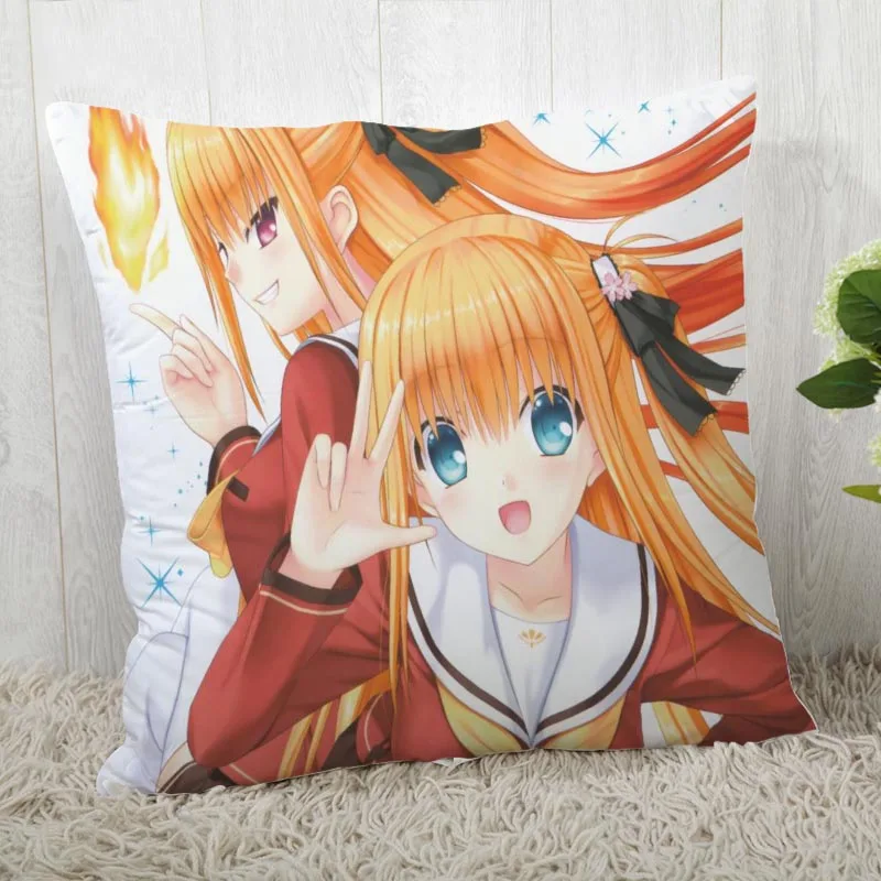 

Charlotte Kissen Abdeckung Anpassen Anime Kissen Fall Moderne Home Dekorative Kissen Für Wohnzimmer 45X45cm (ein seiten) EINE 19