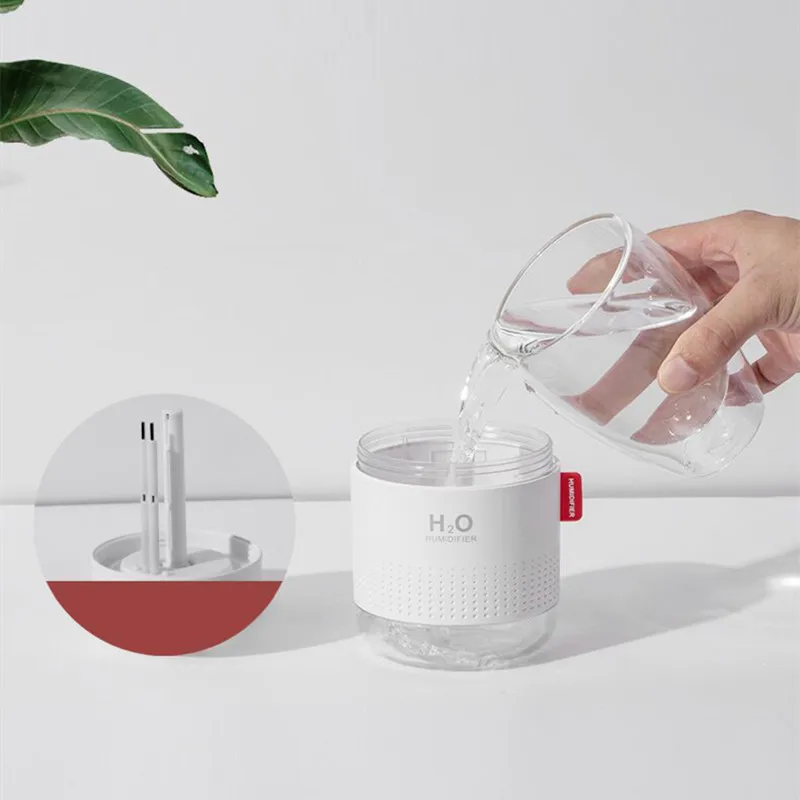 Портативный ультразвуковой увлажнитель воздуха 500 мл | Бытовая техника