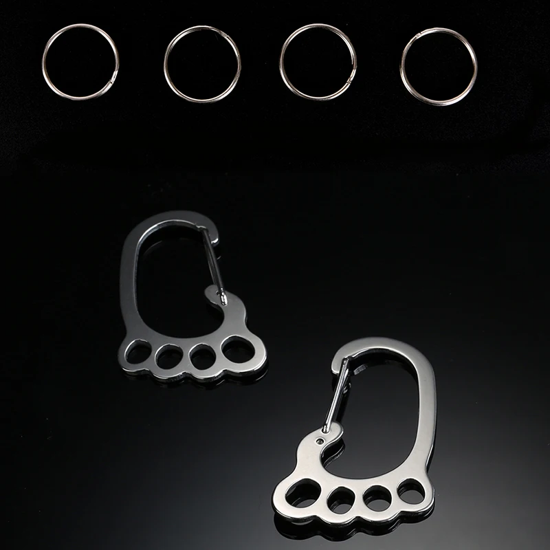 Милый брелок для ключей с крючком Открытый Кемпинг походный карабин держатель -