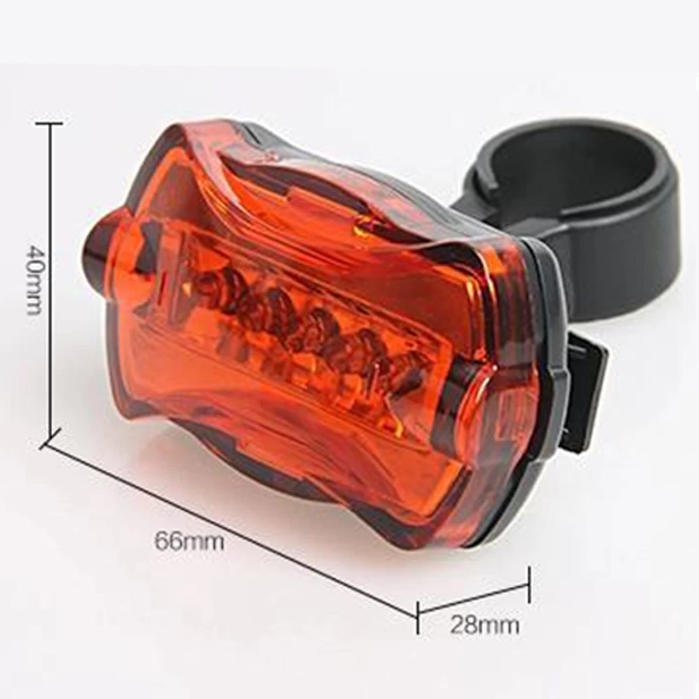 

Bicycle Tail Light 5LED Bicycle Red Light Butterfly Tail Light Mountain Night Riding Equipment Warning Tail Light
