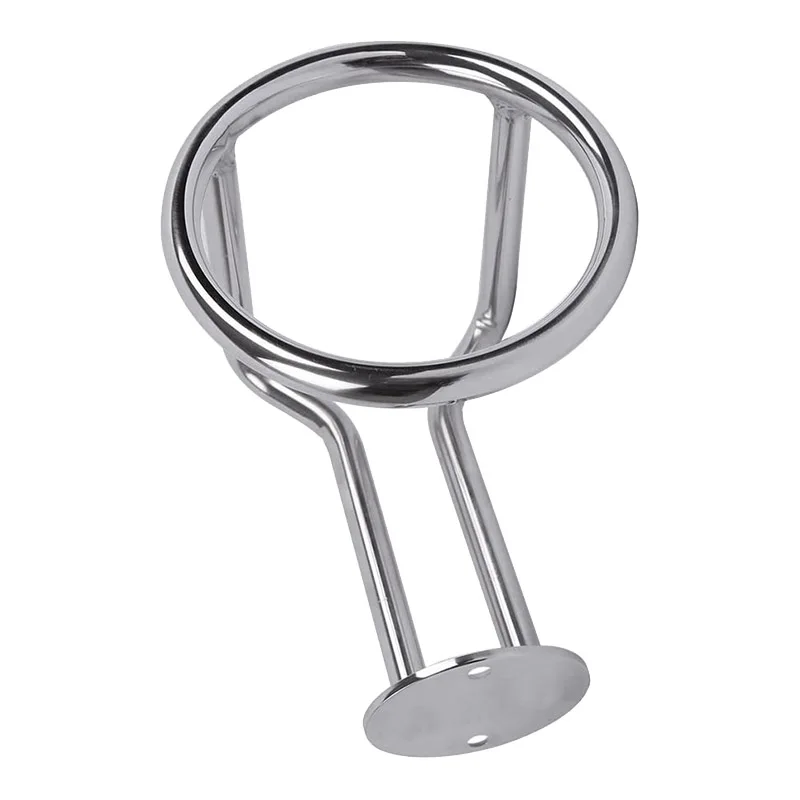 

Boat Ring Cup Holder Stainless Steel Ringlike Drink Holder for Marine Yacht