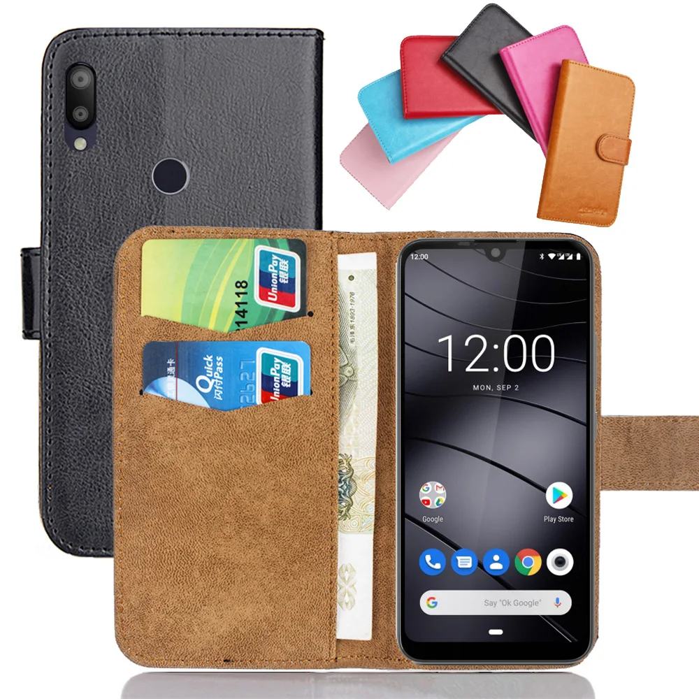 Чехол книжка для телефона Gigaset GS190 6 1 дюйма цветов из мягкой кожи|Бамперы| |