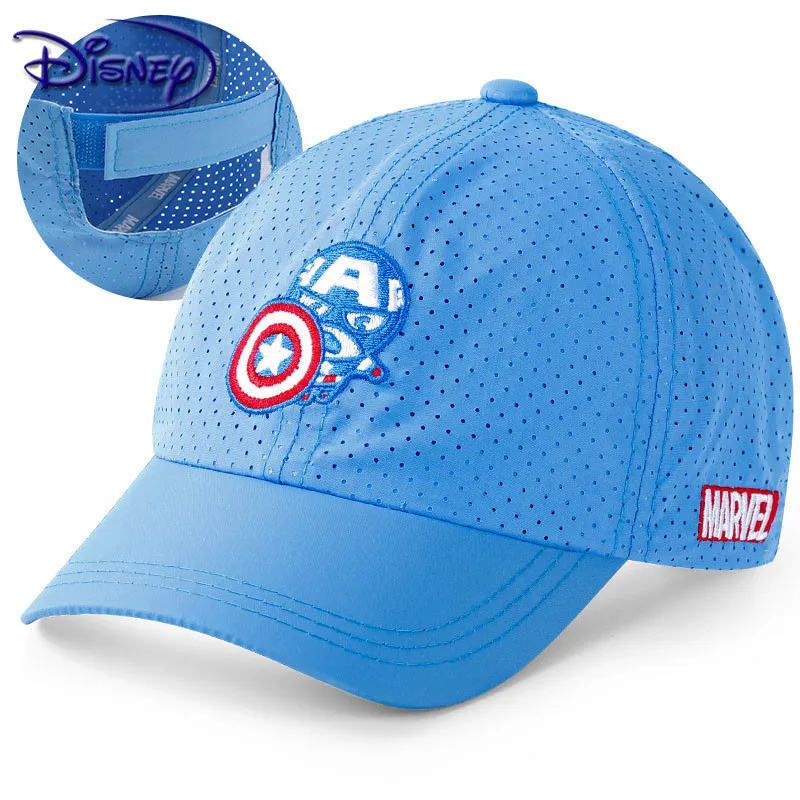 Детские бейсболки Disney Marvel шапка осень и зима новинка утепленные детские шапки