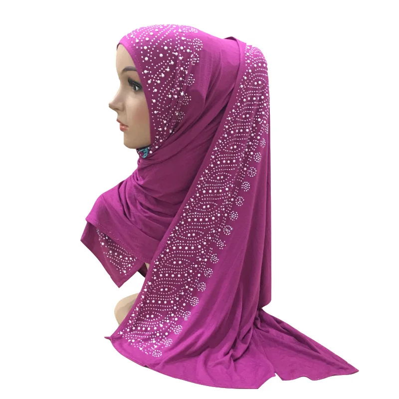 Женский шарф из мерсеризованного хлопка корейский длинный для