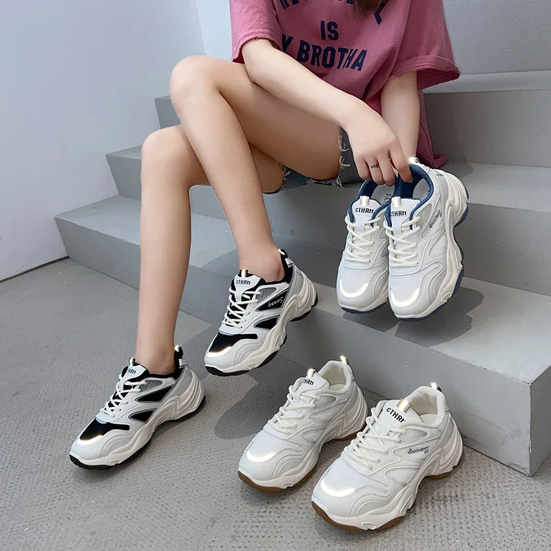 Han edition of new fund of 2021 autumn ins torre students heighten running shoes for women's shoes tide red FD7006 Venus